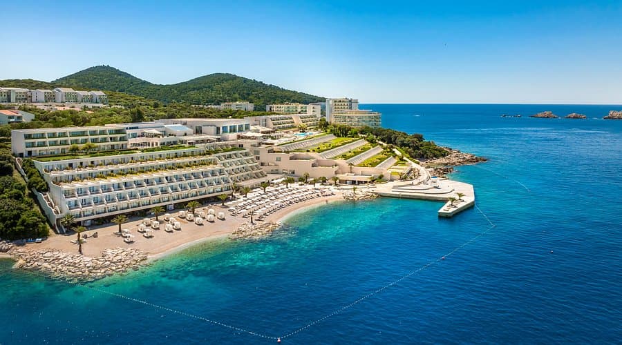 View of the President Valamar Collection Hotel in Dubrovnik, Croatia